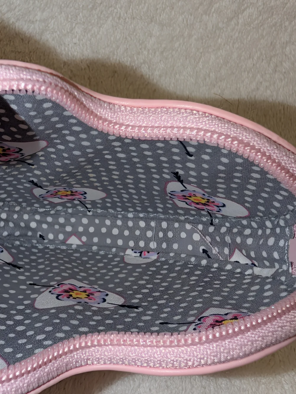 Vera Bradley Pink Heart Shaped Bag Charm/Coin Purse BRAND NEW WITH TAG - Picture 3 of 5